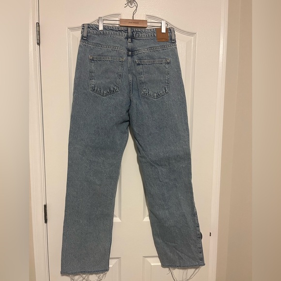 Zara Straight Leg Crop Jeans - Size 40/8 - Picture 1 of 2